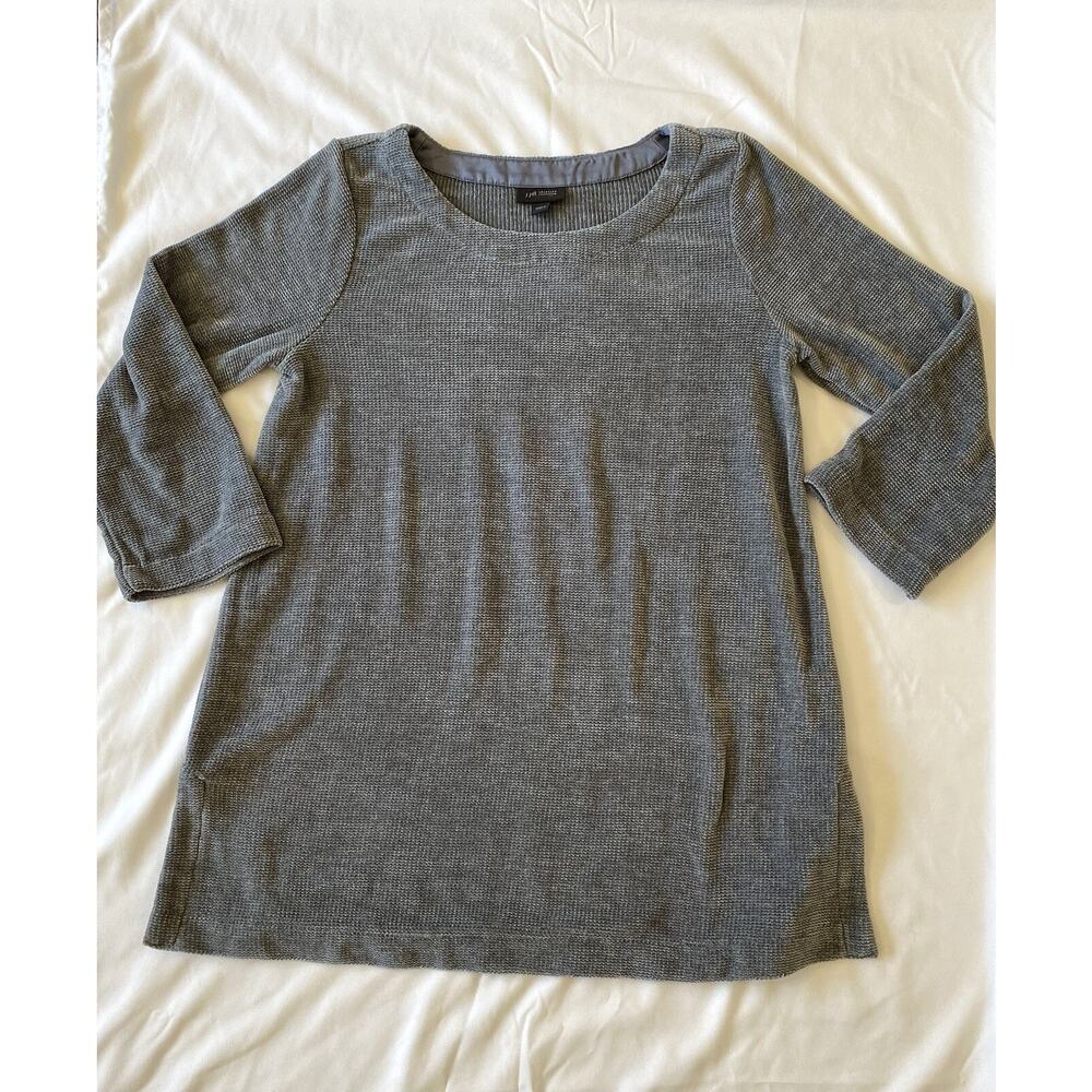 J. Jill Women's Wearever Collection Gray Soft Long Sleeve Sweater Top Size S